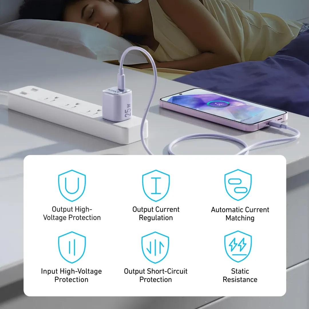 آداپتور شارژر دیواری 25 وات انکر مدل Compact
