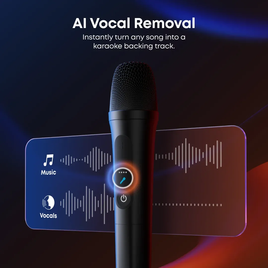 اسپیکر انکر مدل Soundcore Rave 3S همراه با 2 میکروفون بی سیم