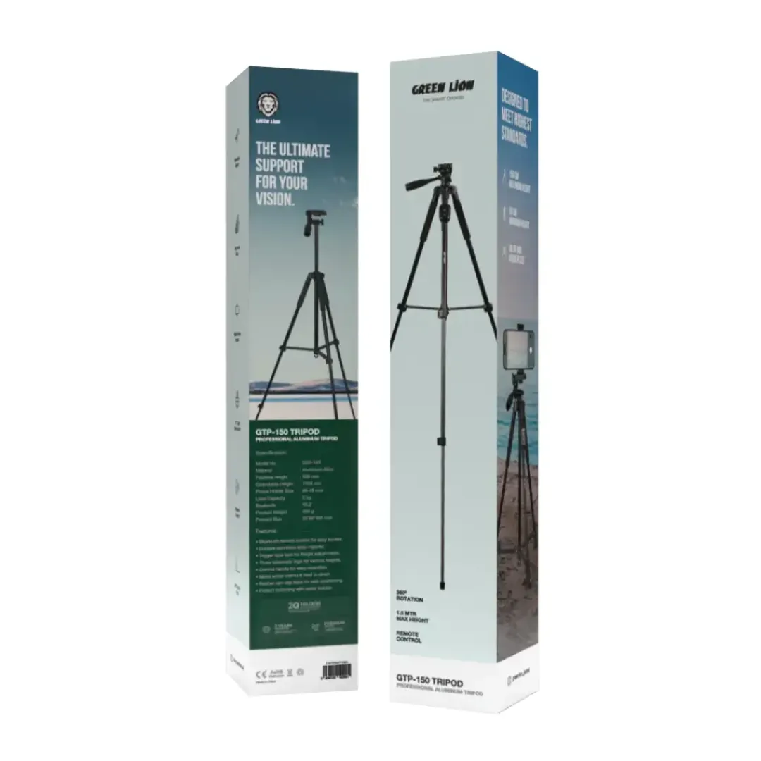 سه پایه عکاسی آلومینیومی گرین لاین مدل GTP-150