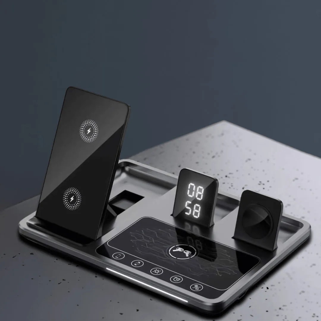 شارژر بی سیم 4 در 1 گرین لاین مدل Charging Station