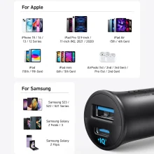 شارژر فندکی 30 وات انکر مدل Dual Port