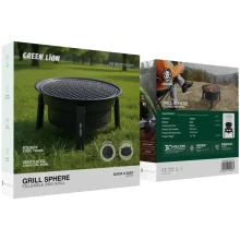 منقل و باربیکیو سفری تاشو گرین لاین مدل Grill Sphere