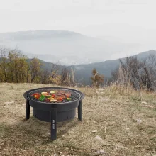 منقل و باربیکیو سفری تاشو گرین لاین مدل Grill Sphere