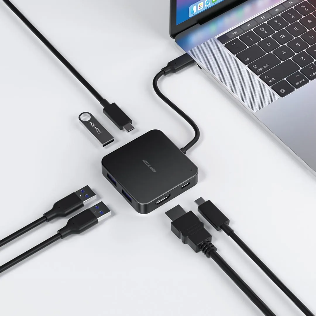 هاب 7 در 1 USB-C گرین لاین مدل GHB-7