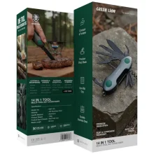 چاقو و ابزار 14 کاره گرین لاین مدل Multi Tool