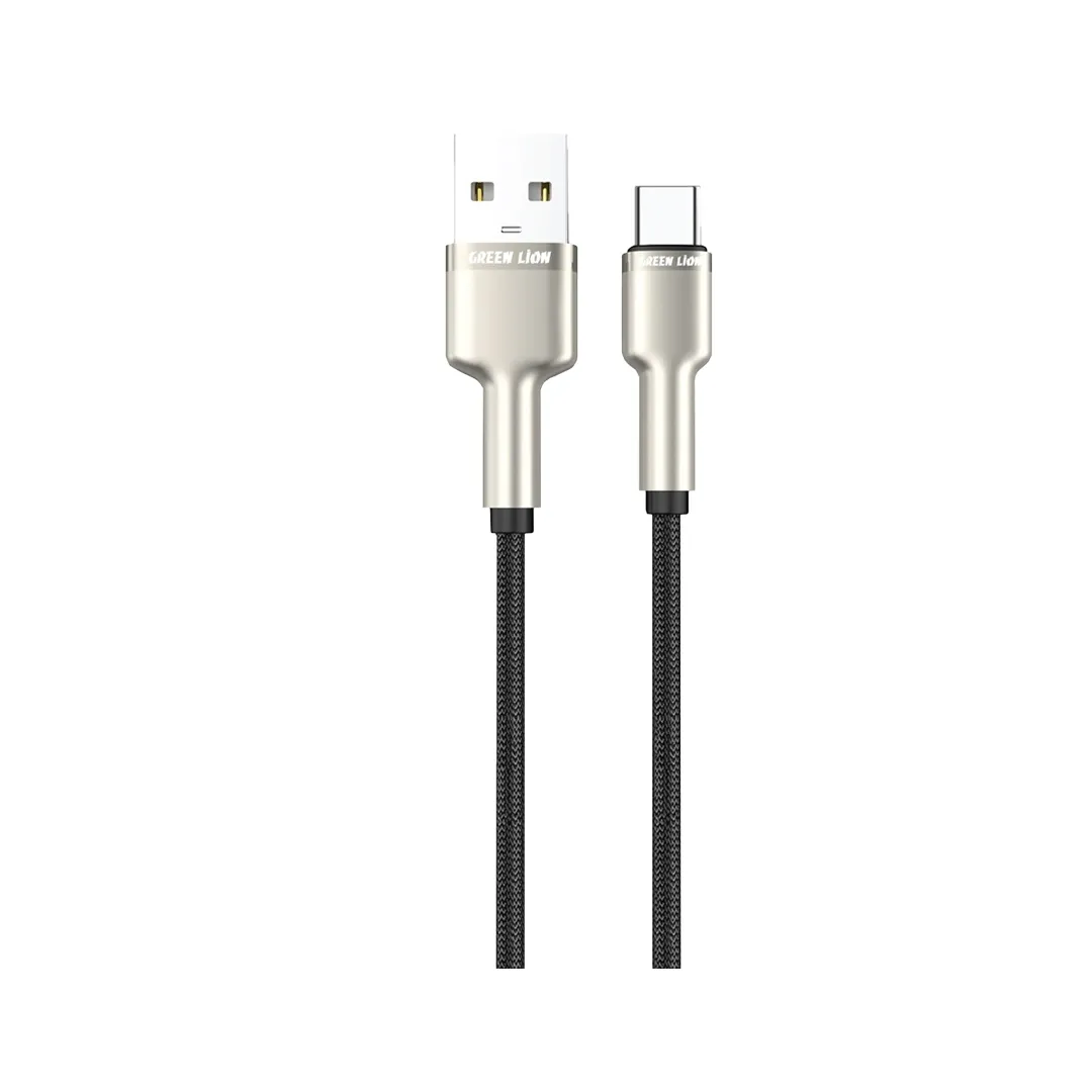 کابل تبدیل USB-A به USB-C گرین لاین مدل Braided طول 1 متر