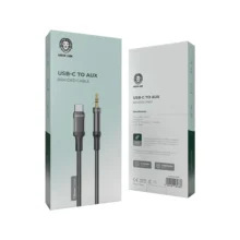 کابل تبدیل USB-C به AUX گرین لاین مدل Braided Cable طول 1 متر
